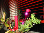 his first kerststukje